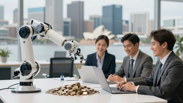 Robot vs people in business cost comparison