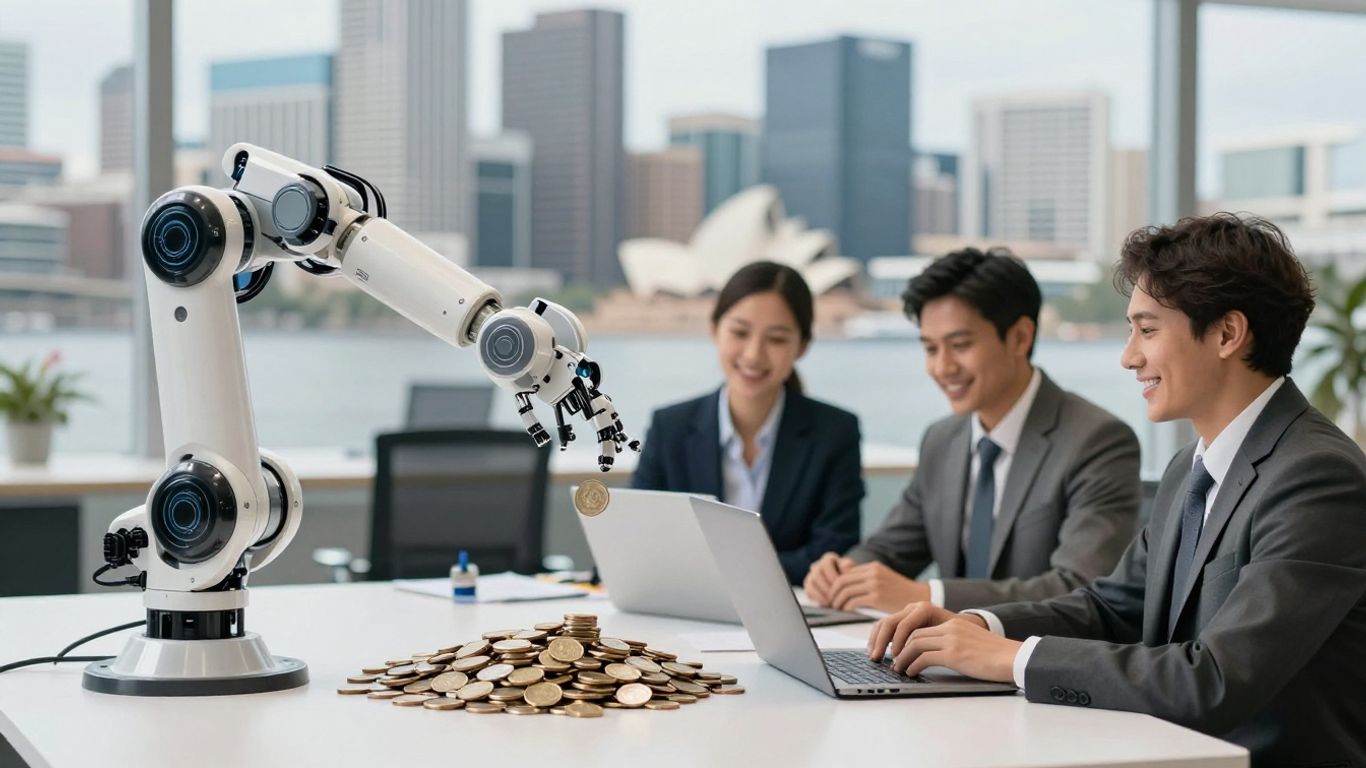 Robot vs people in business cost comparison