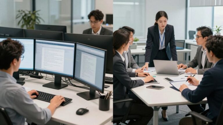 AI agency versus DIY: a visual comparison.