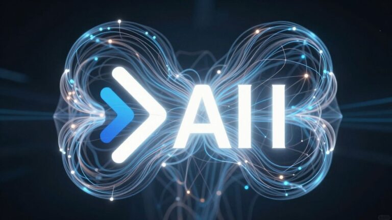 AI interacting with a business logo