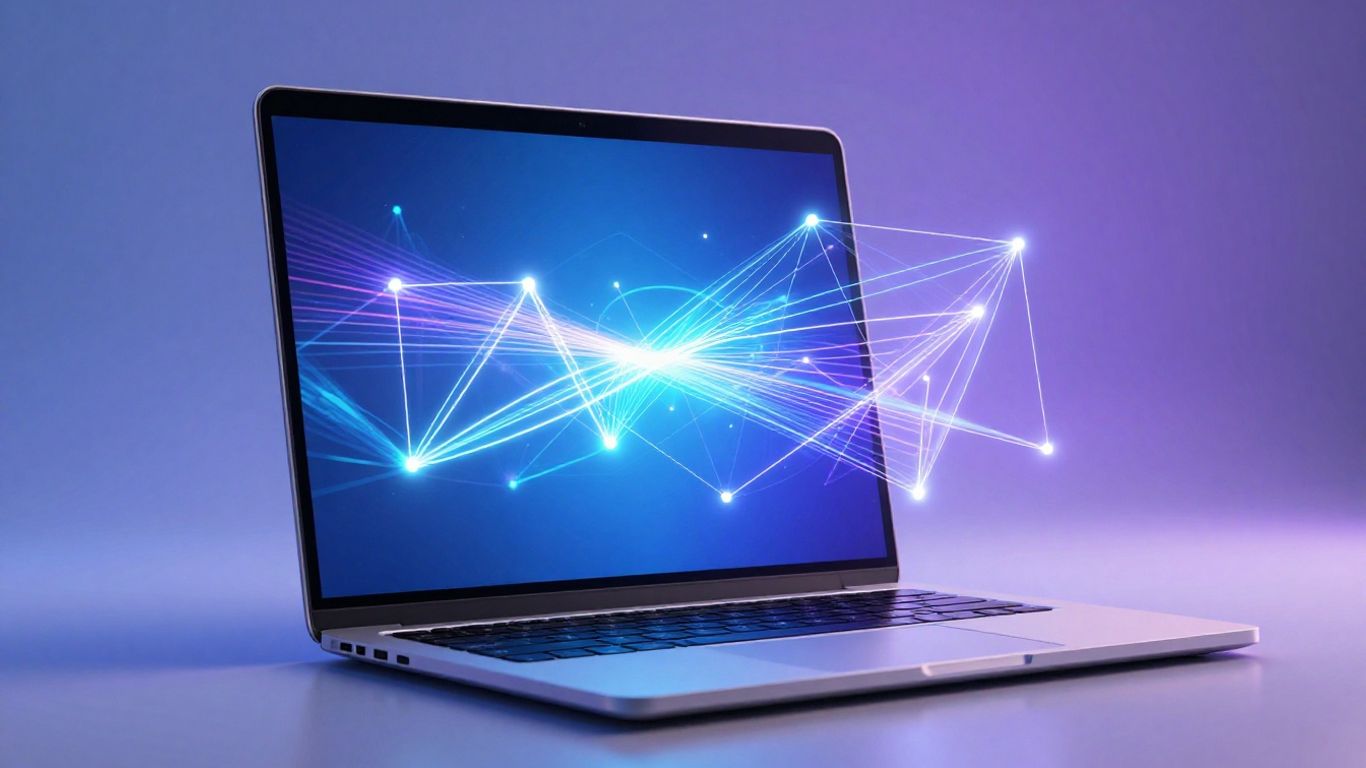 AI enhancing small business website visuals.